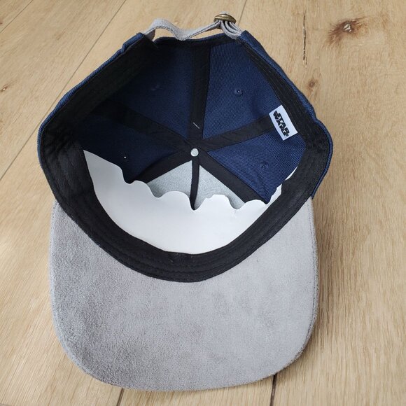 R2D2 Star Wars Concept One Hat Cap Navy & Gray Japan Embroidered Gold NEW NWT - Picture 5 of 13